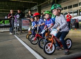 Früh übt sich - auch was Fahrradrennen anbelangt.