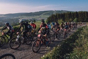 Der Mountainbike-Marathon führte durch das hügelige Nordhessen.