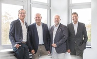 v.l.: Matthias Boenke, Alexander v. Preen, Frank Geisler, Hannes Rumer - Foto: Intersport.