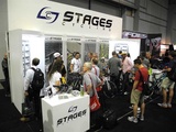 Der Stand von Stages Cycling auf der Interbike war meist von Fachbesuchern umlagert.