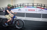 E-Bikes konnten auf einem Testparcours ausprobiert werden.