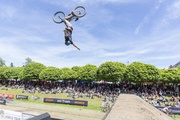 Hohe Sprünge auf den Bike Days