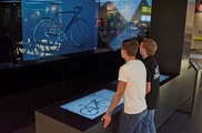 Fahrräder werden virtuell dargestellt