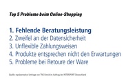 Umfrageergebnisse der Intersport-Befragung zum Onlinehandel 2