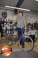 Klaus Laurenz mit einem Batavus Baujahr 1990