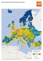 Die Einwohnerdichte in Europa