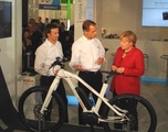 Bundeskanzlerin Angela Merkel eröffnet die Eurobike - Besuch bei Bosch