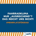 Angesichts der schlechten Noten durch Radfahrende will der ADFC nicht untätig bleiben.