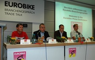 Die Teilnehmer des Wirtschaftsgesprächs am Vortag der Eurobike zeichneten ein positives Bild der Lage in der Branche.