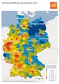 Kaufkraftdichte in Deutschland 2013