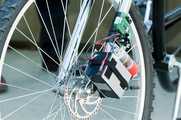 Noch ein Forschungsobjekt - die drahtlose Fahrradbremse