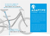 Dank "Adaptive Frame Design" wächst das Rad mit.