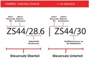 Neuer Syntax für Steuersätze