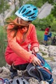 Der voll ausgestattete All Mountain-Rucksack Moab Women 14 wurde konzipiert für abfahrtsorientierte Mountainbikerinnen. Form und Funktion sind speziell auf die weibliche Anatomie abgestimmt.