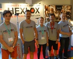 Das Team von Hexlox auf der Eurobike: