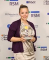 Lisa Fiedler nahm den European Business Award entgegen.