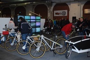 Die Berliner Filiale von Stilrad präsentierte sich beim heimspiel