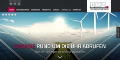 Homepage der BMZ Group