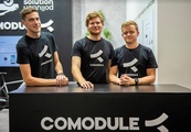 Die drei Gründer von Comodule: Heigo Varik, Teet Praks und Kristjan Maruste