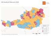 Kaufkraft in Österreich für 2024