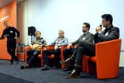 Bei der Podiumsdiskussion stand das Thema Markenpräsentation am POS im Mittelpunkt.