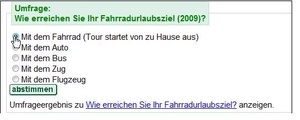 Typischer Fehler: Zu dieser Frage von Biketrekking.de ist jeweils nur eine Antwort erlaubt, realistisch sind aber mehrere denkbar