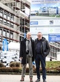 Frank Bohle (links) und Planer Ralf Janz