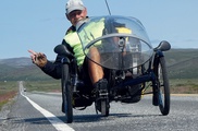 Zu Gast beim Tag der offenen Tür in Kriftel bei HP Velotechnik: Dirk Prüter