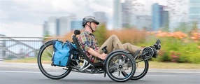 Flottes E-Trike mit Di2-Technologie gespickt