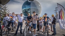 Unterwegs in Sachen Musik und Fahrrad auf der EXPO 2017