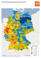 Regionale Unterschiede in der Kaufkraftdichte