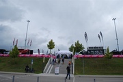 An den Messetagen wird hier geparkt: Am Demo-Day ist der Messeparkplatz Ost hingegen fest in der Hand der Fahrräder