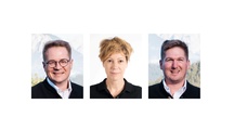 v.l.: Alexander Rösch, Maud von Hoff und Dennis  Baudrexl