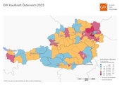 Kaufkraftverteilung in Österreich