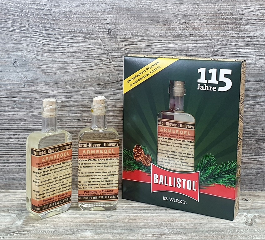 Ballistol Universal-Öl seit 1904 bewährt